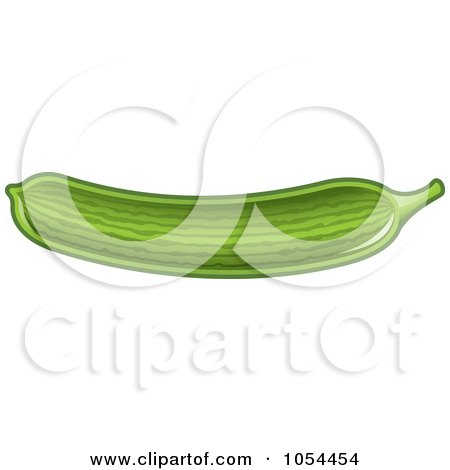 Royalty-Free Vector Clip Art Illustration of an English Cucumber by TA Images