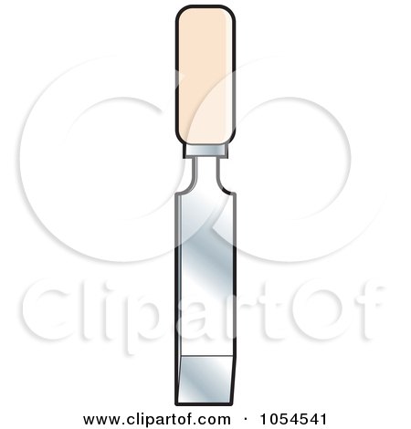 Royalty-Free Vector Clip Art Illustration of a Putty Knife by Lal Perera