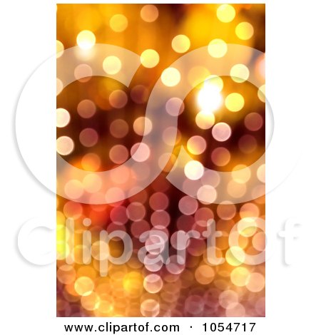 Royalty-Free Clip Art Illustration of an Abstract Orange Light Background by chrisroll