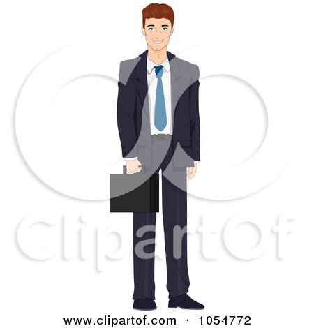 Royalty-Free Vector Clip Art Illustration of an Executive Businessman by BNP Design Studio