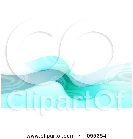 Royalty-Free Clip Art Illustration of a Background Of Patterned Ocean Waves by NL shop