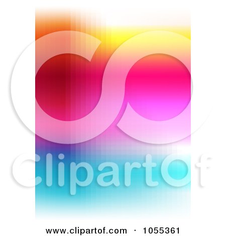 Royalty-Free Clip Art Illustration of an Abstract Rainbow Background - 1 by NL shop