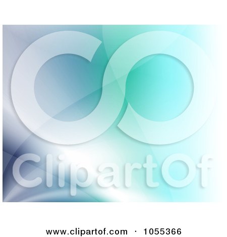 Royalty-Free Clip Art Illustration of a Background Of Blue Curving Lights by NL shop