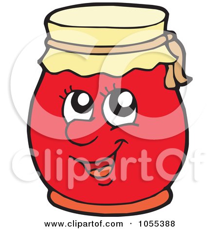 Royalty-Free Vector Clip Art Illustration of a Jam Character by visekart