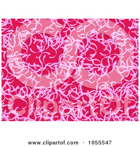 Royalty-Free Clip Art Illustration of a Seamless Pink Abstract Patterned Background by chrisroll