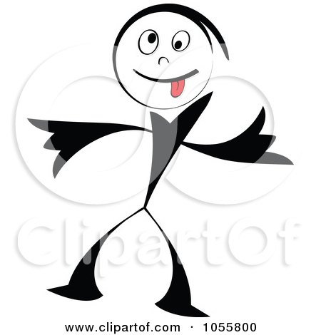 Royalty-Free Vector Clip Art Illustration of a Goofy Person by Andrei Marincas