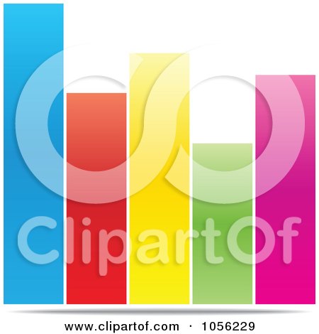 Royalty-Free Vector Clip Art Illustration of a Colorful Bar Graph by Andrei Marincas