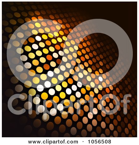 Royalty-Free Vector Clip Art Illustration of a Background Of Shining Dots by KJ Pargeter