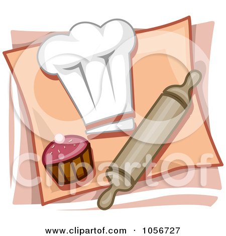 Royalty-Free Vector Clip Art Illustration of a Bakery Icon by BNP Design Studio
