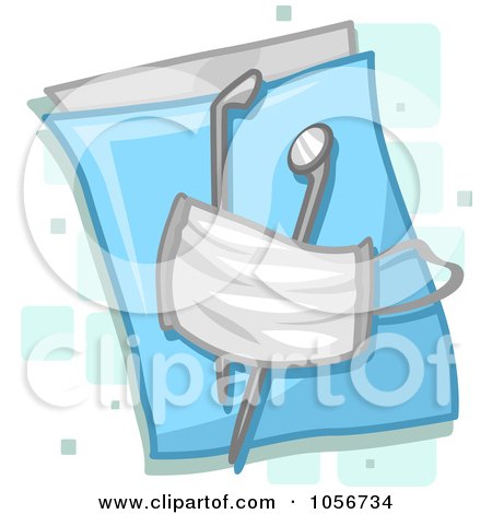 Royalty-Free Vector Clip Art Illustration of a Dental Icon by BNP Design Studio
