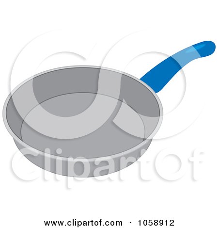 Royalty-Free Vector Clip Art Illustration of a Frying Pan by Alex Bannykh