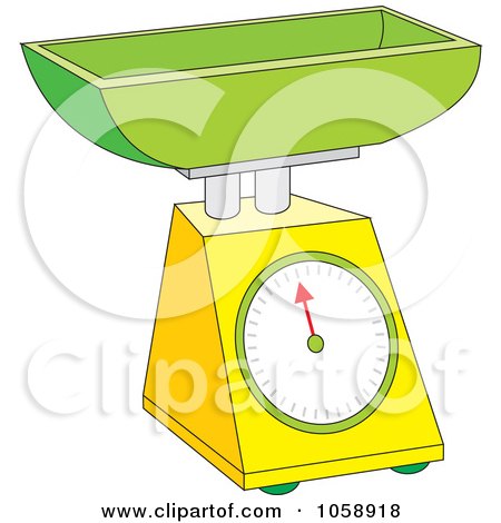 Royalty-Free Vector Clip Art Illustration of a Scale by Alex Bannykh