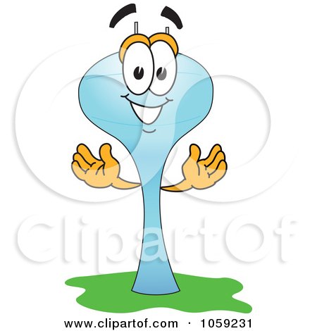 Royalty-Free Vector Clip Art Illustration of a Water Tower Character - 2 by Mascot Junction