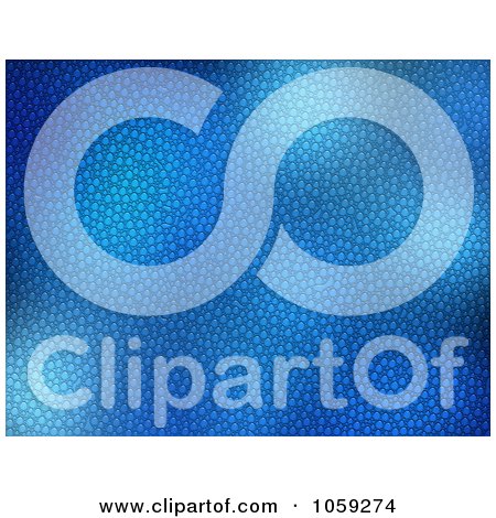 Royalty-Free Clip Art Illustration of a Background Of Blue Water Drops And Lights by KJ Pargeter