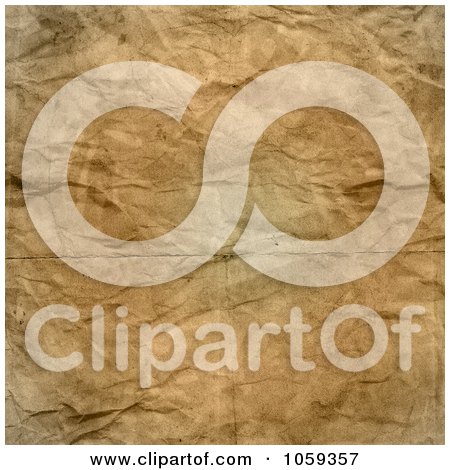 Royalty-Free CGI Clip Art Illustration of a Textured Wrinkled Canvas Background by KJ Pargeter