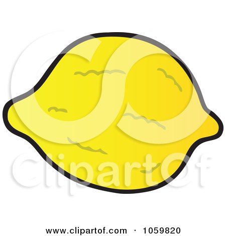 Royalty-Free Vector Clip Art Illustration of a Lemon by visekart