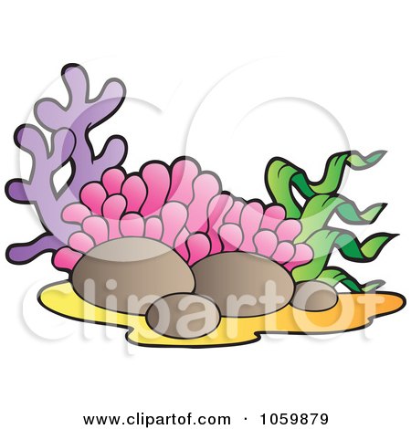 Royalty-Free Vector Clip Art Illustration of Coral by visekart #1059879