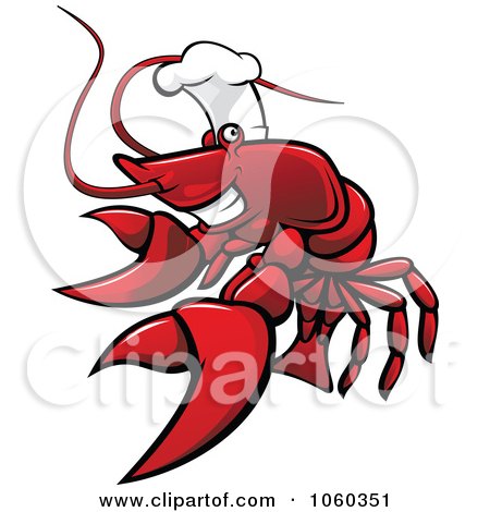 Royalty-Free Vector Clip Art Illustration of a Lobster Logo - 3 by Vector Tradition SM