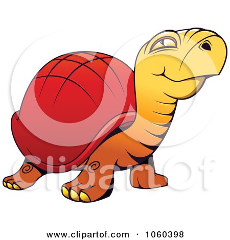 Royalty-Free Vector Clip Art Illustration of a Tortoise Logo - 1 by Vector Tradition SM