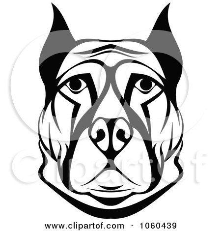 Royalty-Free Vector Clip Art Illustration of a Big Dog Logo - 2 by Vector Tradition SM