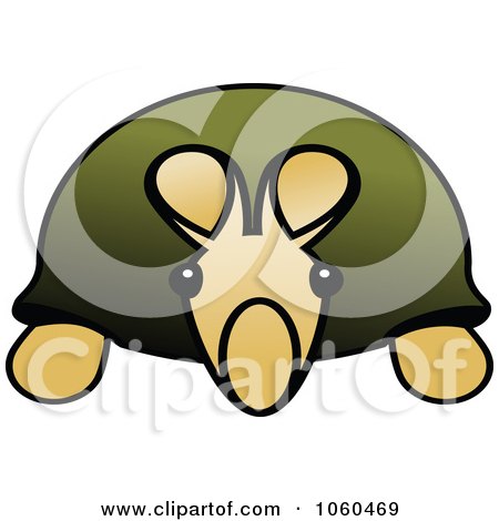 Royalty-Free Vector Clip Art Illustration of an Armadillo Logo by Vector Tradition SM