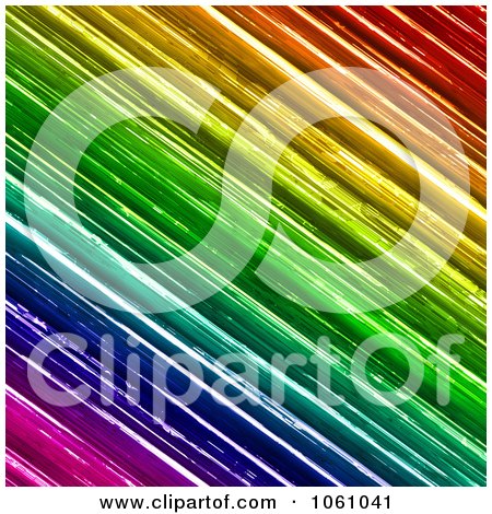 Background Of Textured Rainbow Brush Strokes Royalty Free CGI Clip Art Illustration by Arena Creative