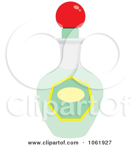 Clipart Perfume Bottle - Royalty Free Vector Beauty Illustration by Alex Bannykh