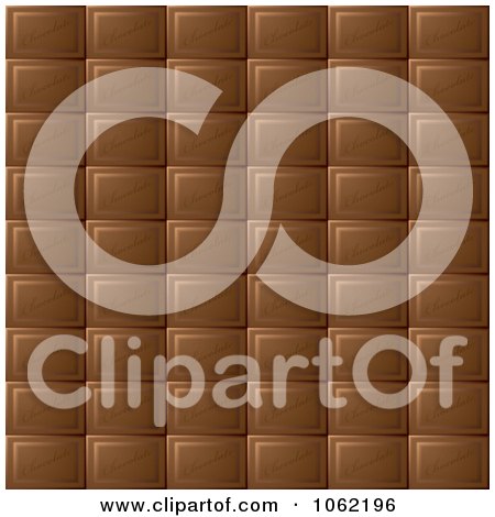Clipart Seamless Chocolate Background - Royalty Free Vector Illustration by michaeltravers