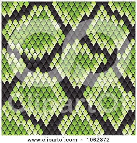 Clipart Green Snake Print Pattern Background - Royalty Free Vector Illustration by Vector Tradition SM