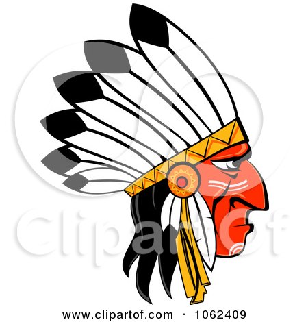 Clipart Native American Headdress 1 - Royalty Free Vector Illustration by Vector Tradition SM