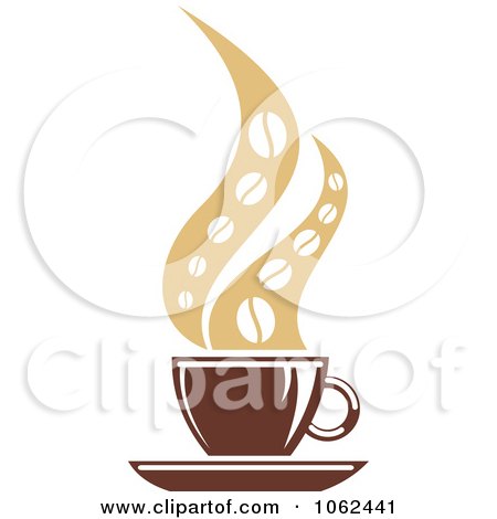 Clipart Coffee Logo 9 - Royalty Free Vector Illustration by Vector Tradition SM