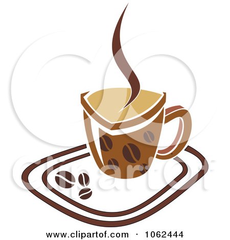 Clipart Coffee Logo 6 - Royalty Free Vector Illustration by Vector Tradition SM