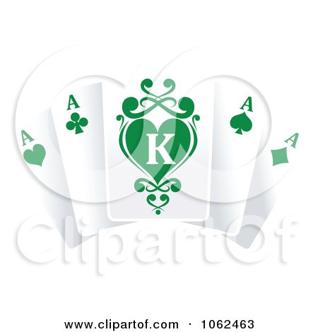 Clipart Ace Playing Cards 2 - Royalty Free Vector Illustration by Vector Tradition SM