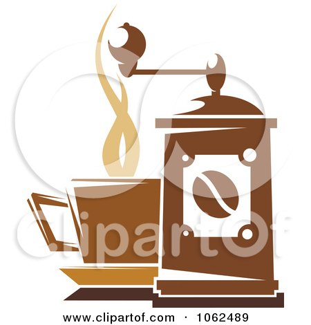 Clipart Coffee Logo 2 - Royalty Free Vector Illustration by Vector Tradition SM