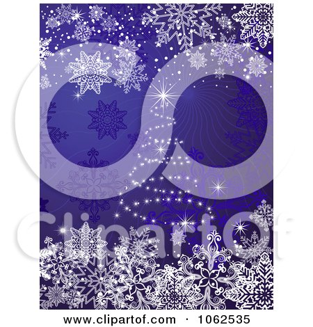 Clipart Purple Christmas Tree Background 2 - Royalty Free Vector Illustration by Vector Tradition SM
