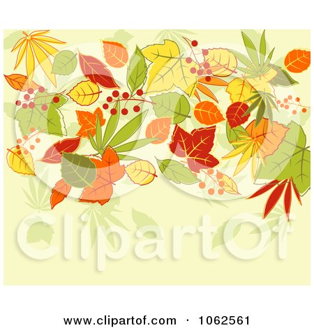 Clipart Autumn Background 8 - Royalty Free Vector Clip Art Illustration by Vector Tradition SM