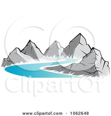 Clipart Mountain Logo 4 - Royalty Free Vector Illustration by Vector Tradition SM