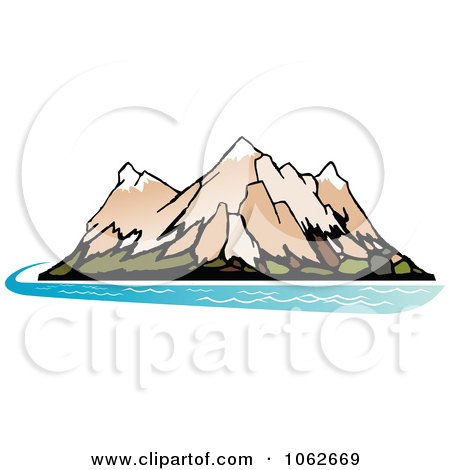 Clipart Mountain Logo 2 - Royalty Free Vector Illustration by Vector Tradition SM