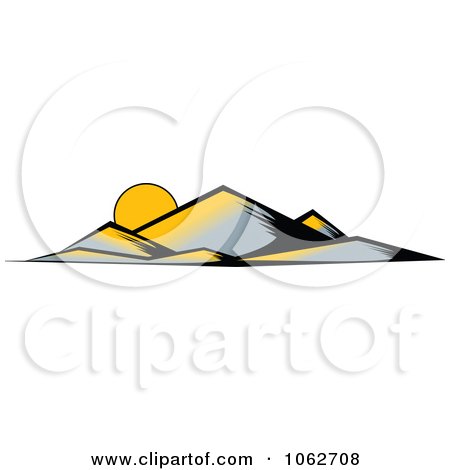 Clipart Mountain Logo 7 - Royalty Free Vector Illustration by Vector Tradition SM