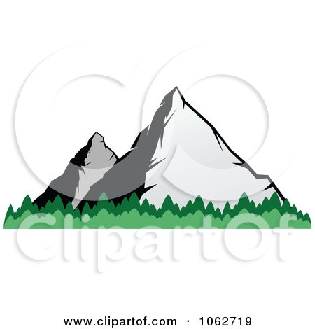 Clipart Mountain Logo 8 - Royalty Free Vector Illustration by Vector Tradition SM