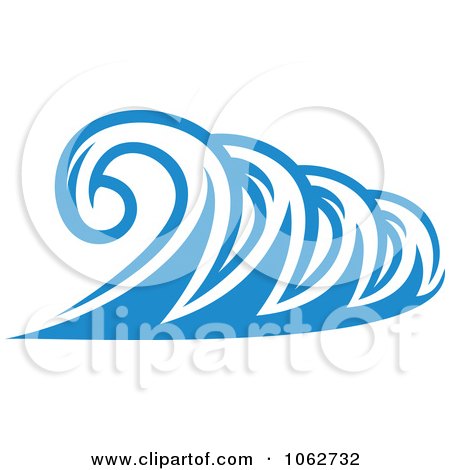 Clipart Ocean Wave Design Element 2 - Royalty Free Vector Illustration by Vector Tradition SM