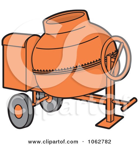 Clipart Concrete Mixer - Royalty Free Vector Illustration by Any Vector
