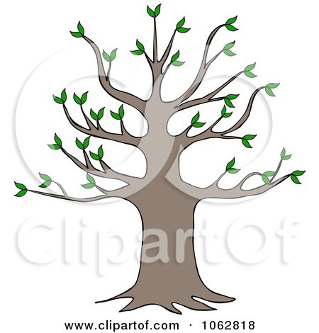 Clipart Tree With Growth - Royalty Free Vector Illustration by djart