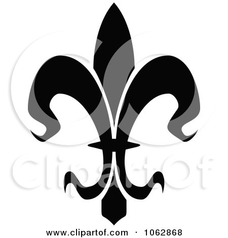 Clipart Fleur De Lis Design Element 7 - Royalty Free Vector Illustration by Vector Tradition SM