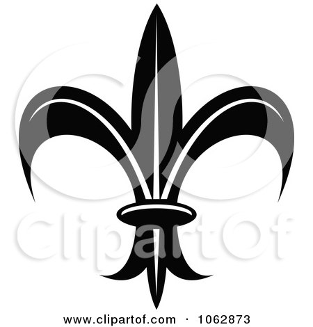 Clipart Fleur De Lis Design Element 2 - Royalty Free Vector Illustration by Vector Tradition SM