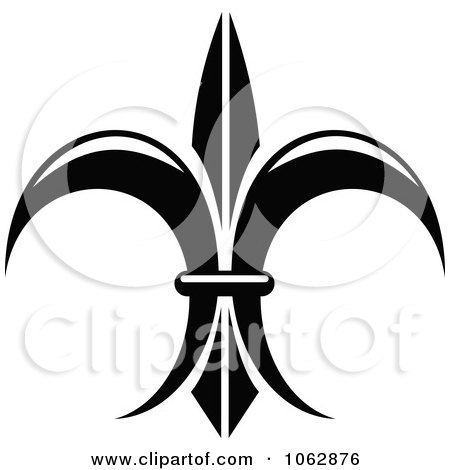 Clipart Fleur De Lis Design Element 4 - Royalty Free Vector Illustration by Vector Tradition SM
