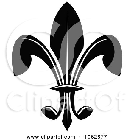 Clipart Fleur De Lis Design Element 6 - Royalty Free Vector Illustration by Vector Tradition SM