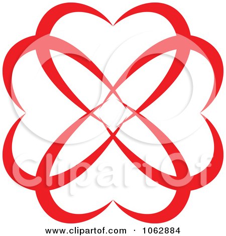 Clipart Circle Of Red Hearts 4 - Royalty Free Vector Illustration by Vector Tradition SM