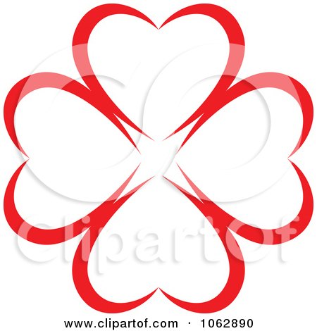 Clipart Circle Of Red Hearts 2 - Royalty Free Vector Illustration by Vector Tradition SM