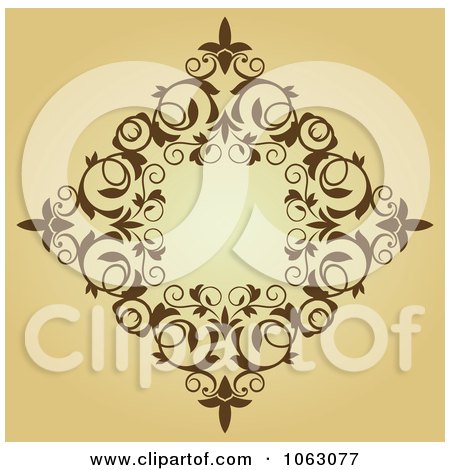 Clipart Vintage Ornate Frame 87 - Royalty Free Vector Illustration by Vector Tradition SM